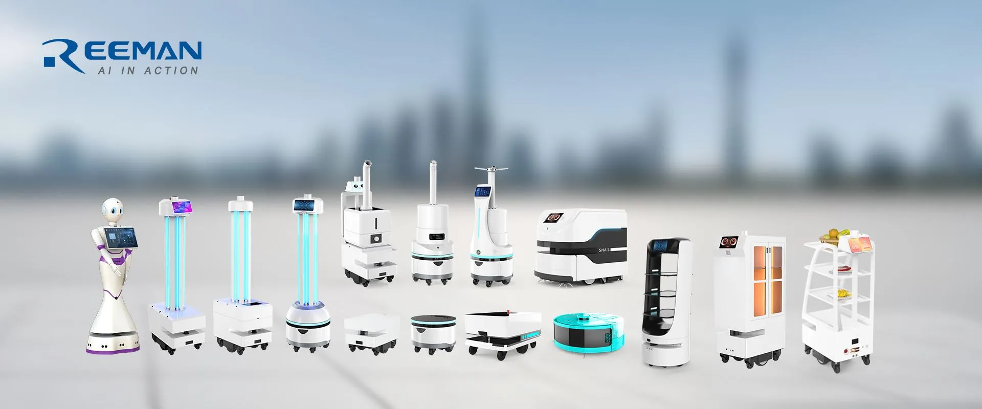 Reeman Delivery Robot hat ein autonomes Versandsystem entwickelt, um die Arbe...